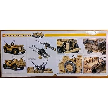 Amazon | ドラゴン1/6プラモデル WWIIイギリス陸軍SAS4×4小型
